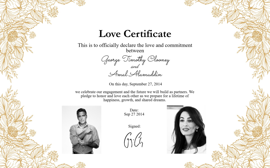 AmaL and George Clooney