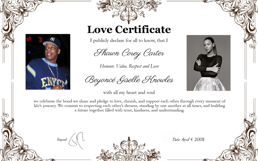 Jay Z and Beyonce