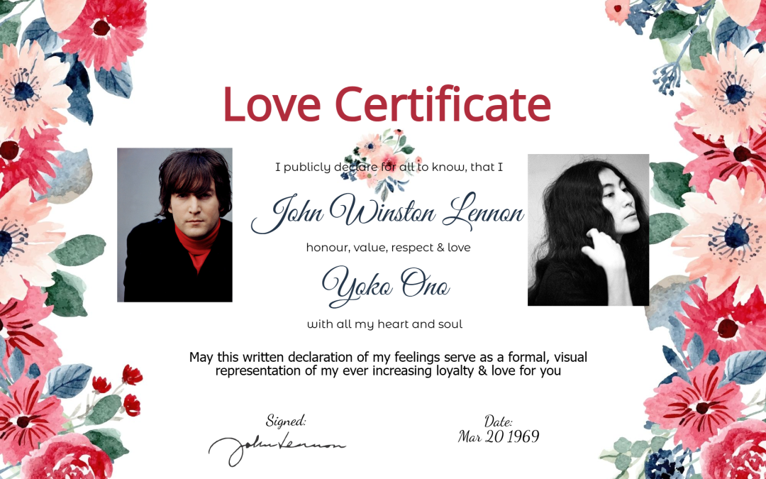 John Lennon and Yoko Ono