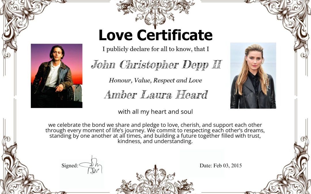 Johnny Depp and Amber Heard