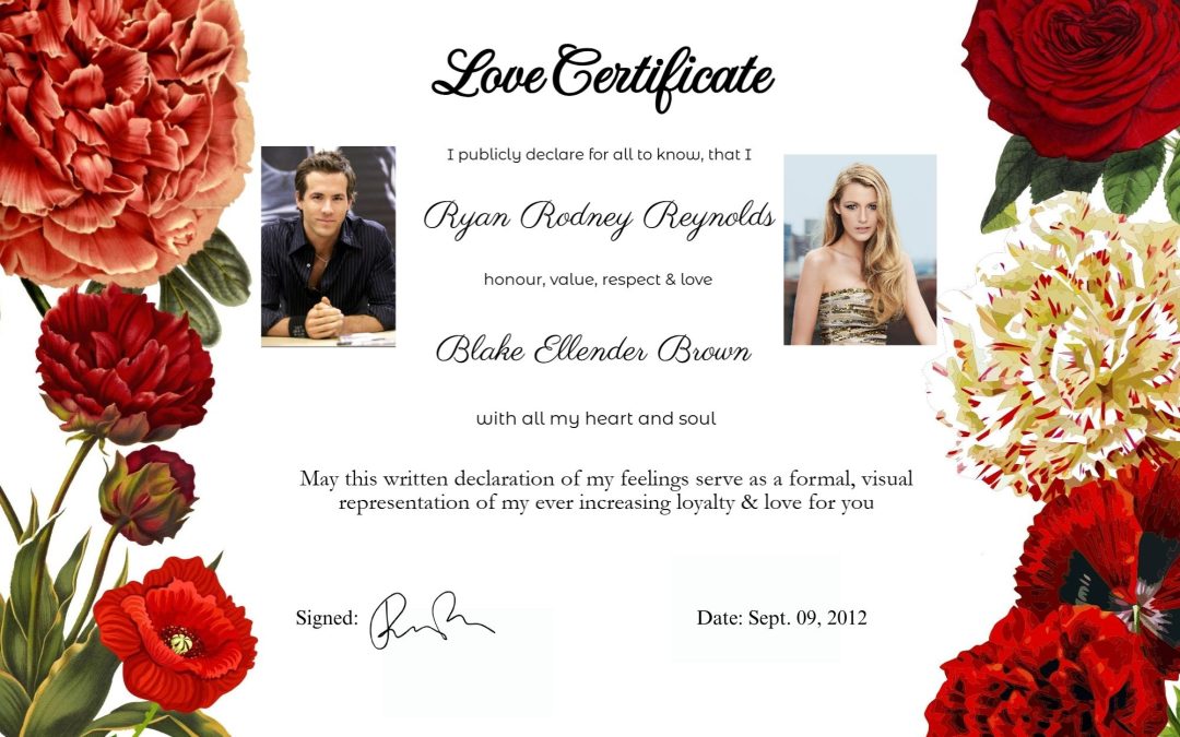 Ryan reynolds and Blake Lively
