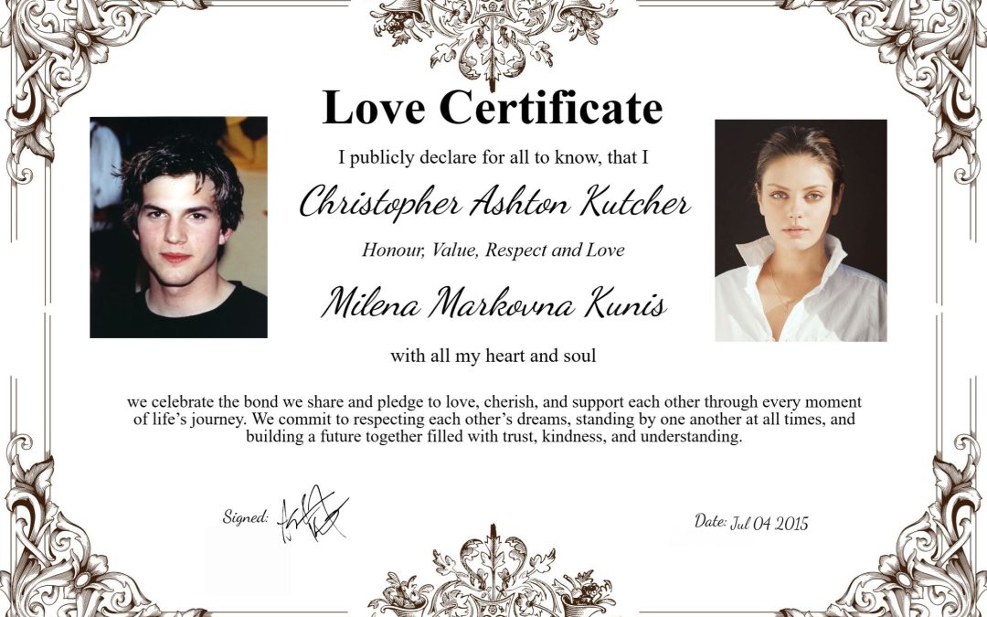 Ashton Kutcher and Mila Kunis
