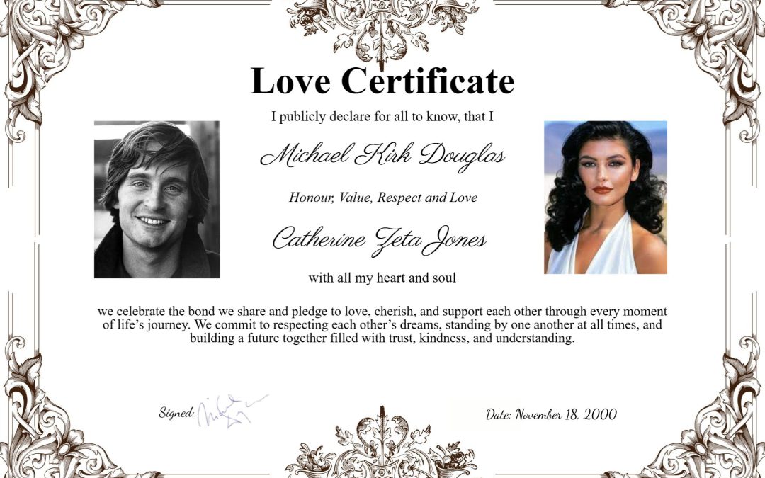 Catherine Zeta-jones And Michael Douglas