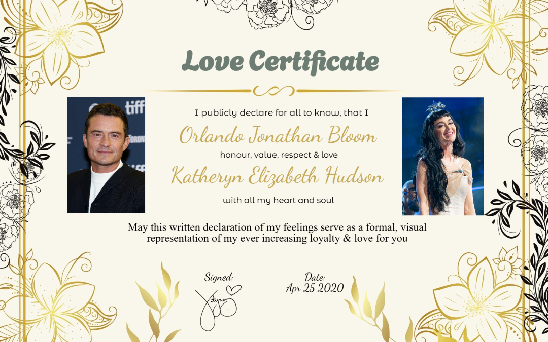 Orlando Bloom & Katy Perry