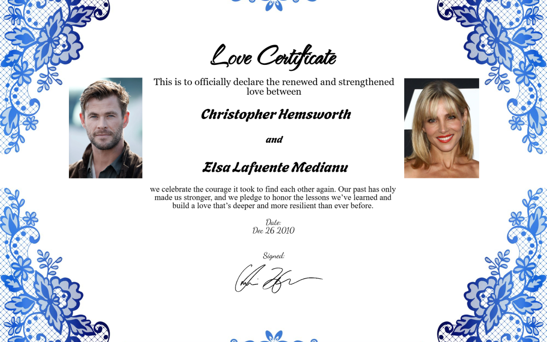 Chris Hemsworth & Elsa Pataky
