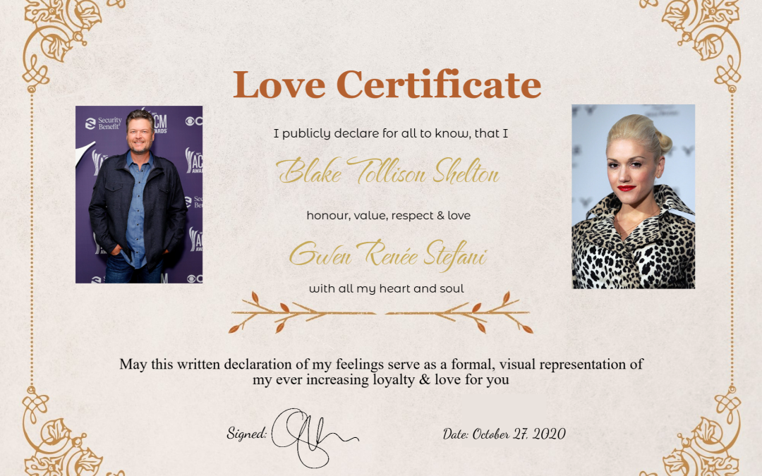 Gwen Stefani & Blake Shelton