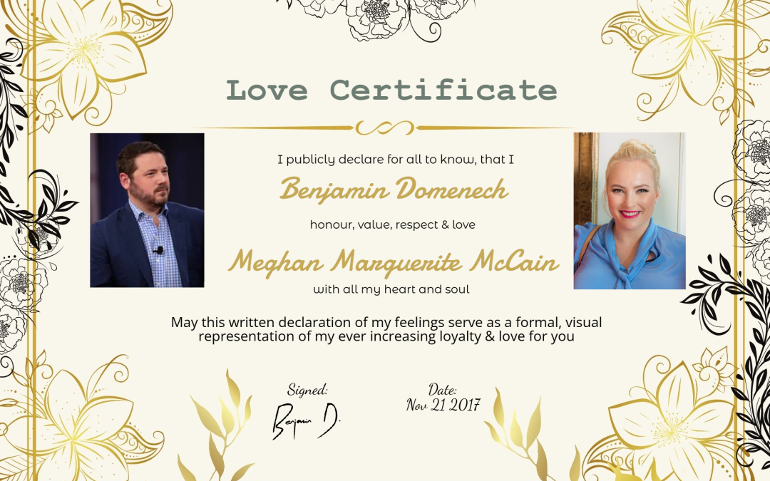 Meghan McCain & Ben Domenech