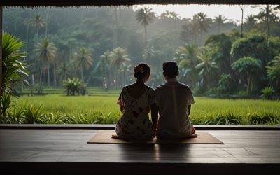 Love in Stillness: Couples Reflecting Together During Nyepi